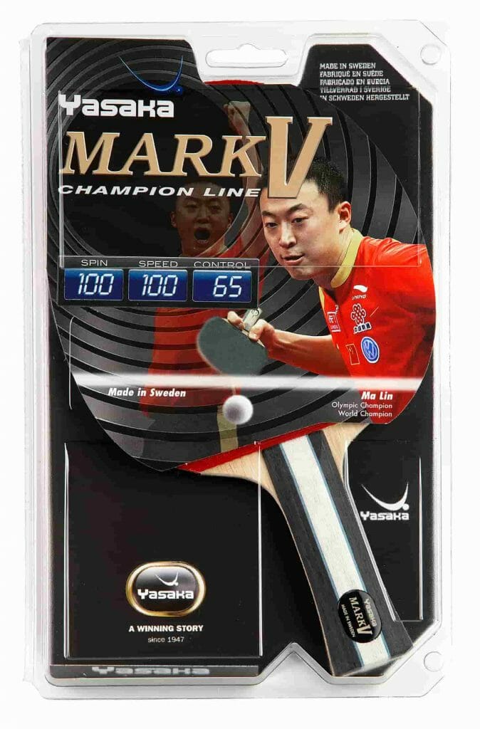 best ping pong paddle Yasaka Mark V