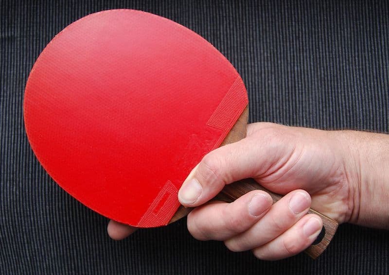 shakehand ping pong grip