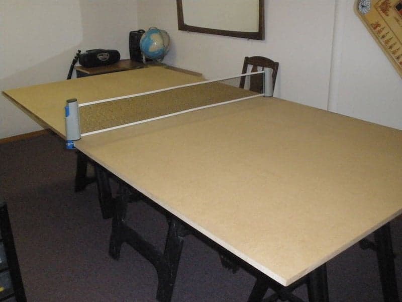 diy ping pong table