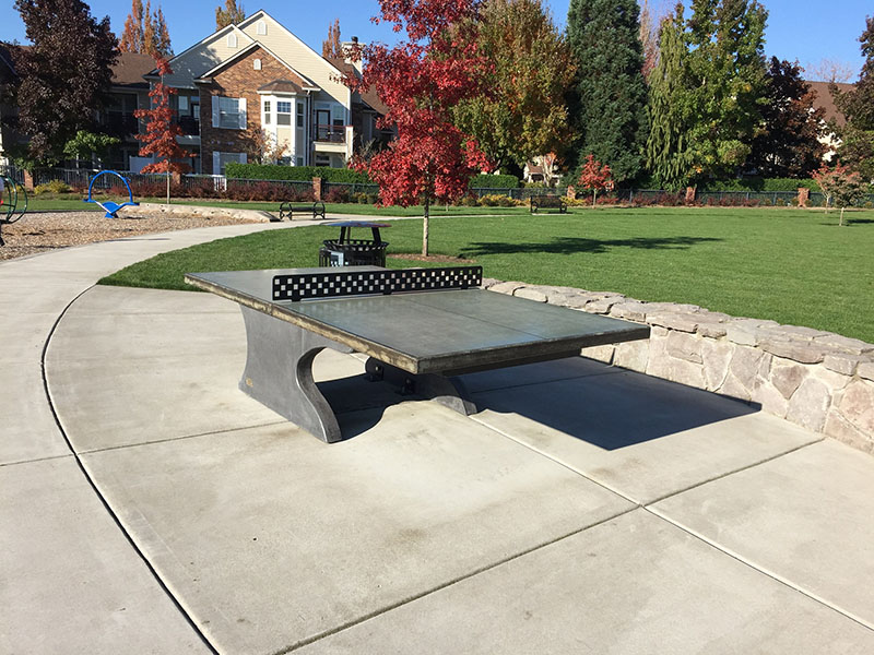 Outside Ping Pong Concrete Table