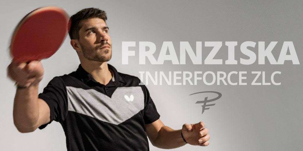 Patrick Franziska with the Franziska Innerforce ZLC Blade