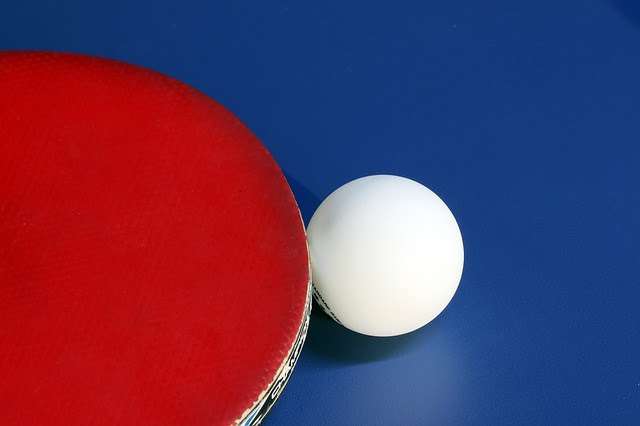 Table tennis bat and ball