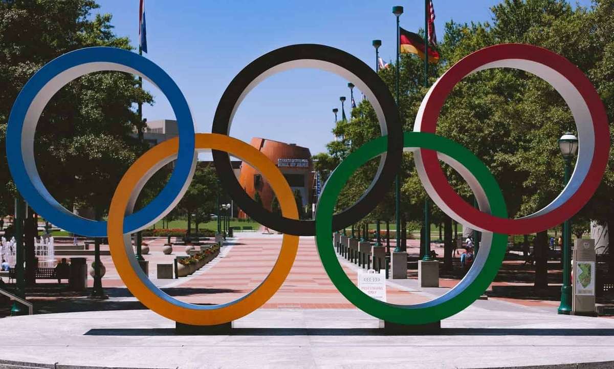 Olympics rings in Atlanta, Georgia