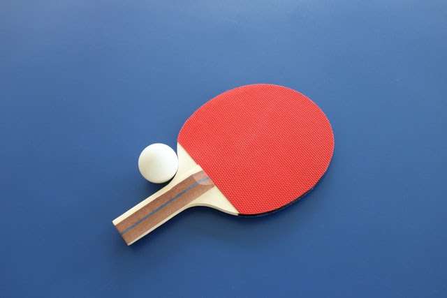 Table tennis bat and ball