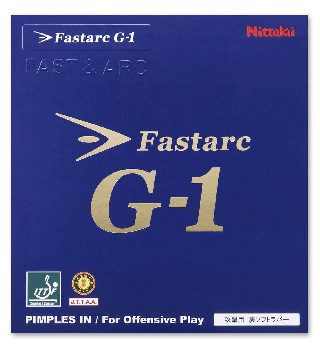 Nittaku Fastarc G-1 Table Tennis Rubber 