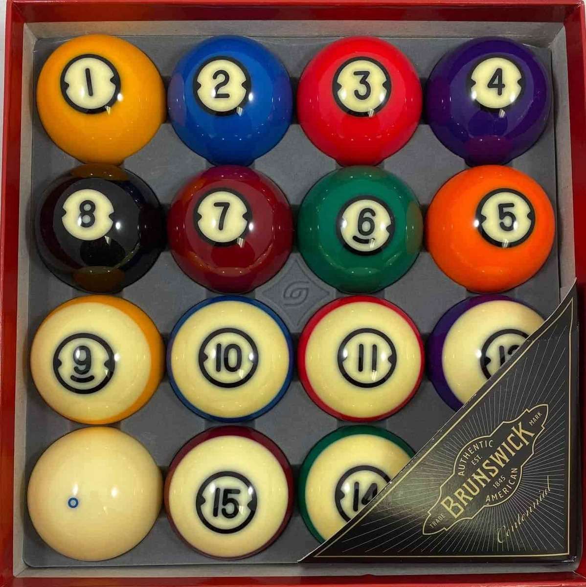 best pool balls Brunswick