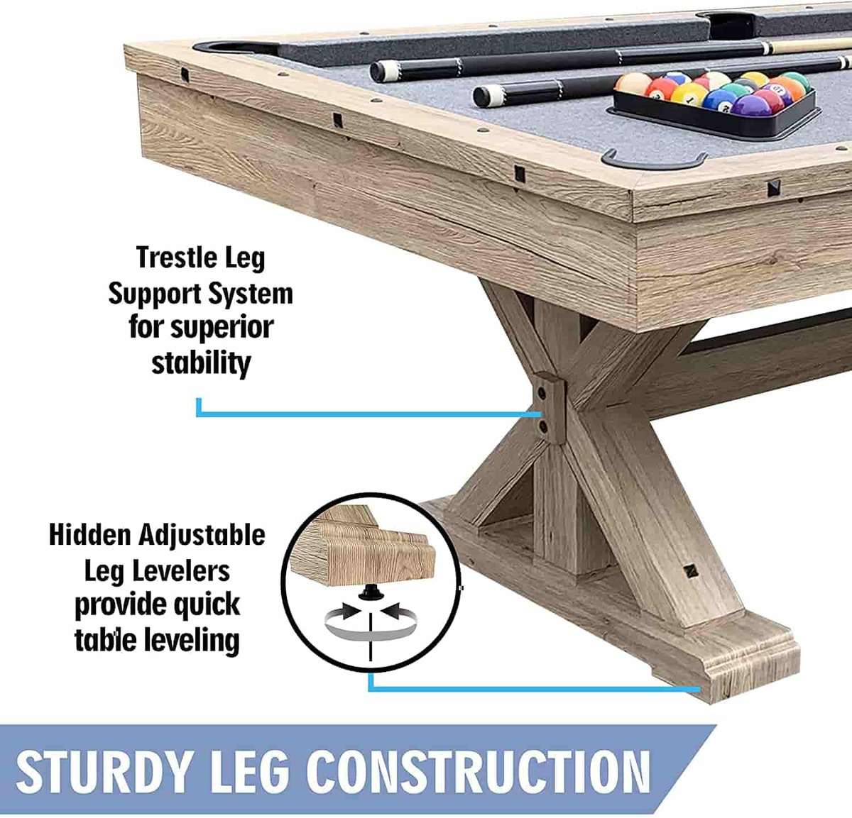 best pool table ping pong combo