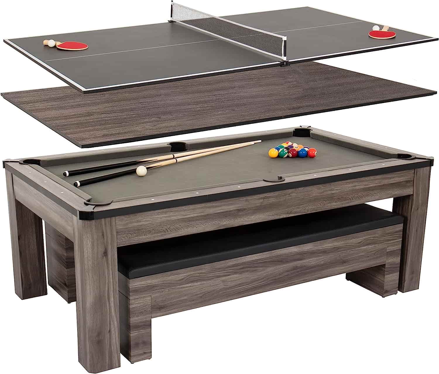 pool table ping pong combo