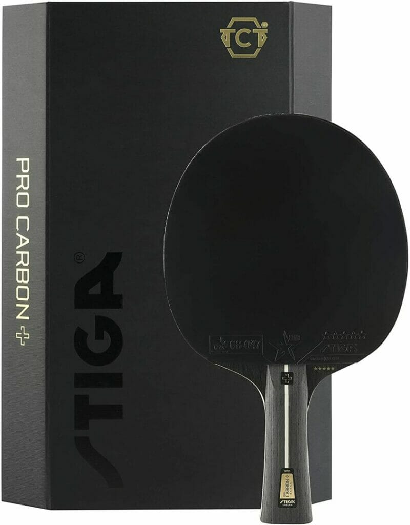 stiga ping pong paddles pro carbon+