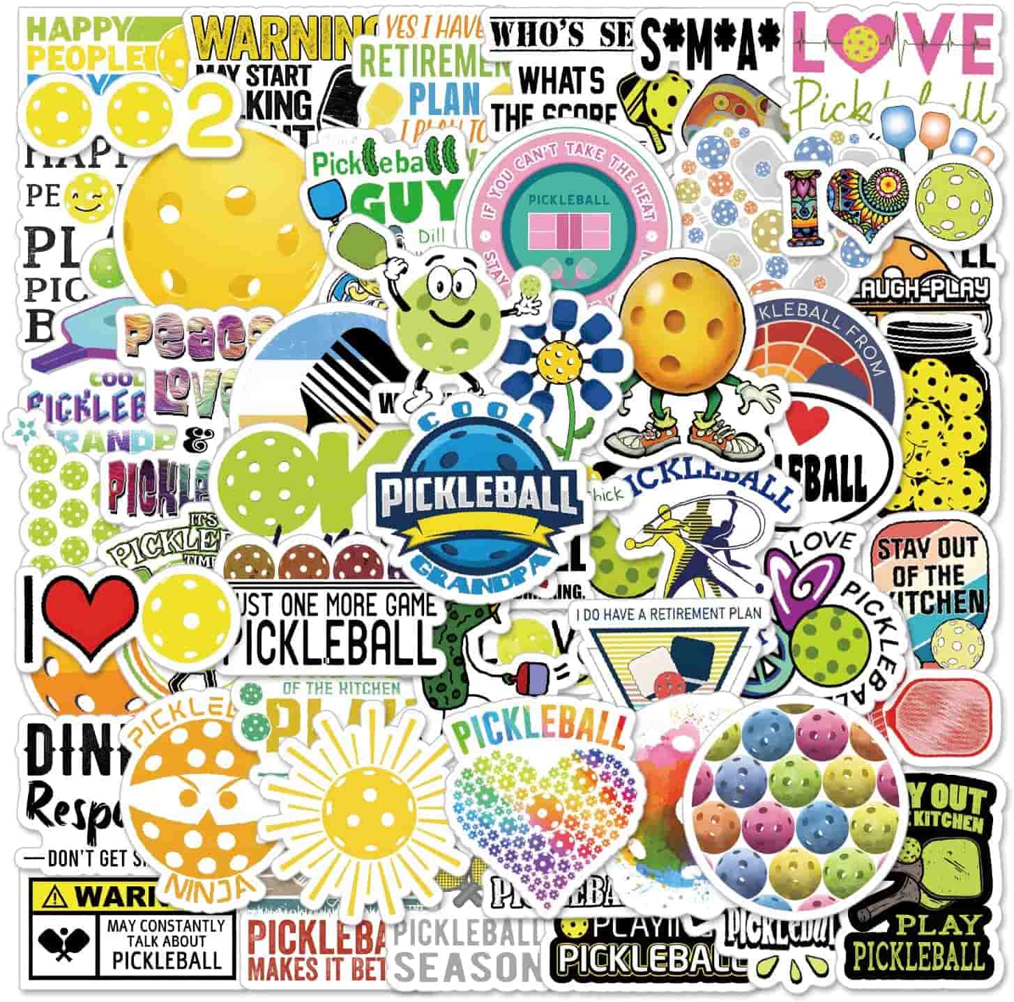 pickleball gift stickers