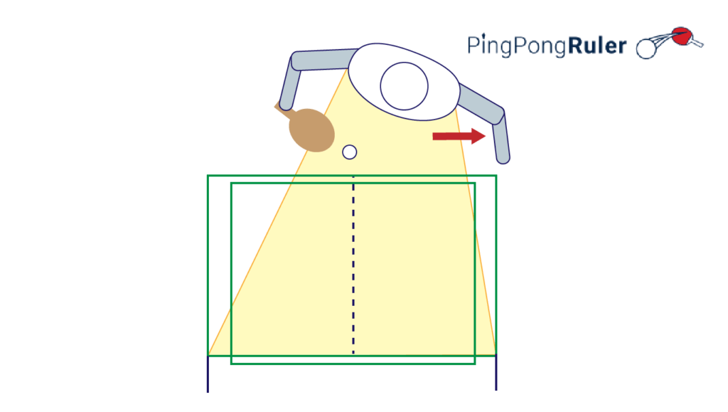 ping pong serve placement