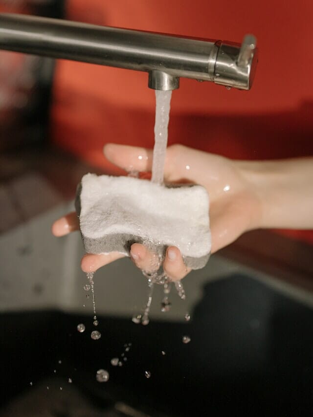 how to clean a ping pong table sponge