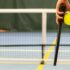 serving rules in pickleball 5 pickleball net with hand, ball, racket